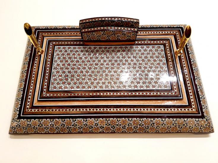 Iranın Hatem Sanatı Masaüstü Kalemlik 20 × 30 cm