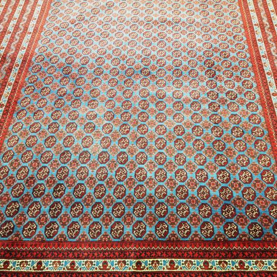 Afghan Handwoven Hojarojna Wool and Cotton Carpet Size:  ( 200 x 300 cm)