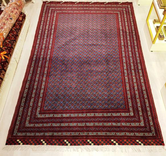 Afghan Handwoven Hojarojna Wool and Cotton Carpet Size:  ( 200 x 300 cm)