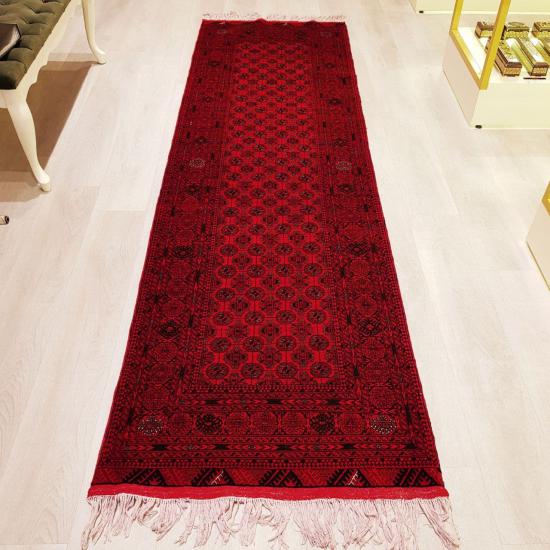 Afgan El Dokuması Yolluk Halı ( Tekap ) ( 86 x 286 cm)
