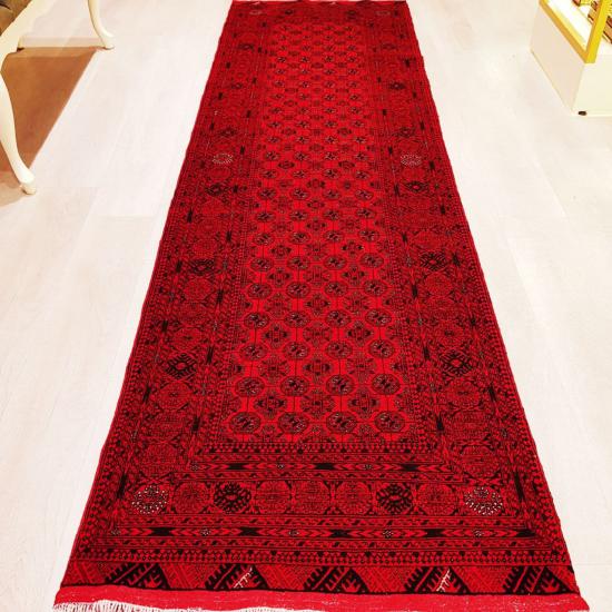 Afgan El Dokuması Yolluk Halı ( Tekap ) ( 86 x 286 cm)