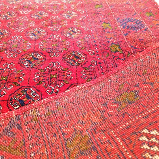 Afghan Handwoven Tekap Carpet ( Takap )  Size:  ( 80 x 291 cm)