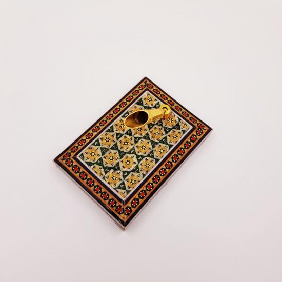 khatam Desktop Luxury Pen Holder (Handicraft of Iran) Size: (10 x 7 ) CM