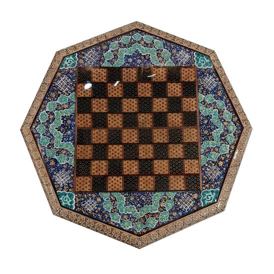 İran’ın Hatem 8 Koşeli Satranç (40 x 40)  cm