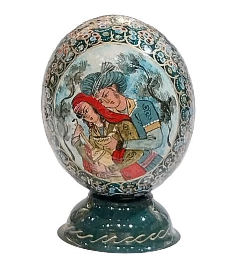 - Decorative Hand Painted Ostrich Egg
