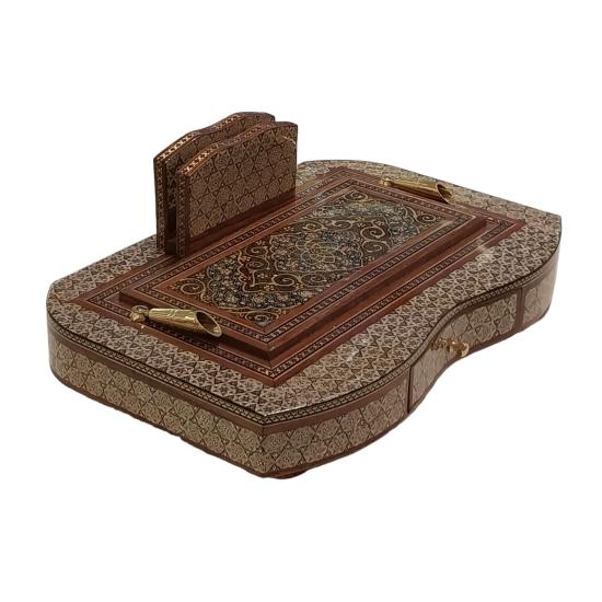 khatam Desktop Luxury Pen Holder (Handicraft of Iran)  Size: (20 X 30) CM