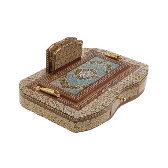 khatam Desktop Luxury Pen Holder (Handicraft of Iran)  Size: (20 X 30) CM