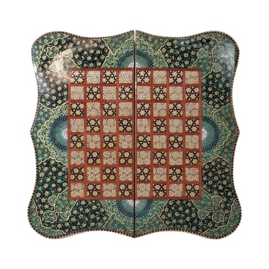 İran’ın El İşlemesi  Hatem Tavla ve Satranç(40 x 40) CM