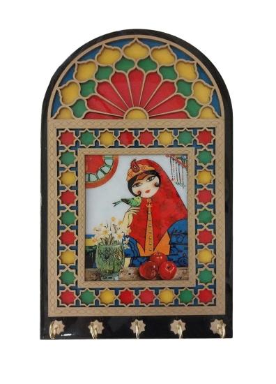 İran’ın El İşlemesi  Anahtarlık&Ayna Ebat: (18 x 30) cm