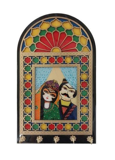İran’ın El İşlemesi  Anahtarlık&Ayna Ebat: (18 x 30) cm