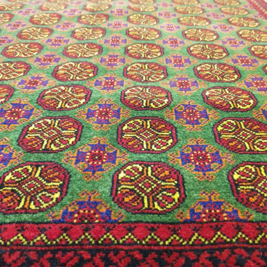 Afghan Handwoven Hojarojna Carpet  Size: (102 x 141) cm