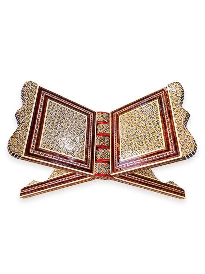 Iran’ın Hatem Sanatı kuran rahle 46 x 17 cm