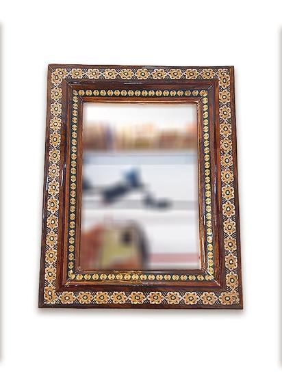 Handcrafted Khatam Mirror (18 x 23) cm