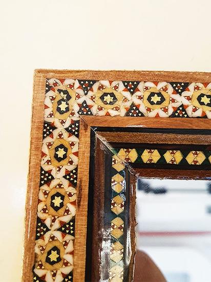 Handcrafted Khatam Mirror 50 x 15 cm