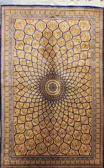 EBRISEM Gallery | İran İpek Makina Halı | 225×150 cm