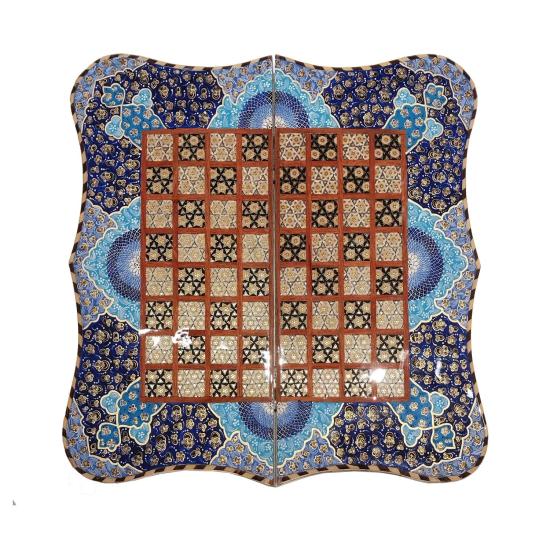 İran’ın El İşlemesi  Hatem Tavla ve Satranç(40 x 40) CM