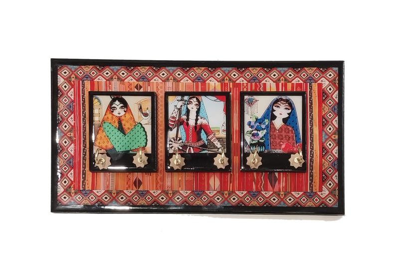 İran’ın El İşlemesi  Anahtarlık Ebat: (14 x 27) cm