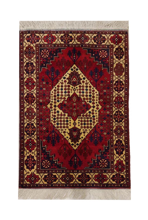 Afghan Handwoven carpet (78x120 cm)