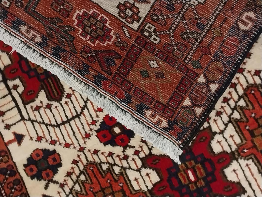 Iran’s Handwoven turkmen Carpet Size: (111 x 165) cm