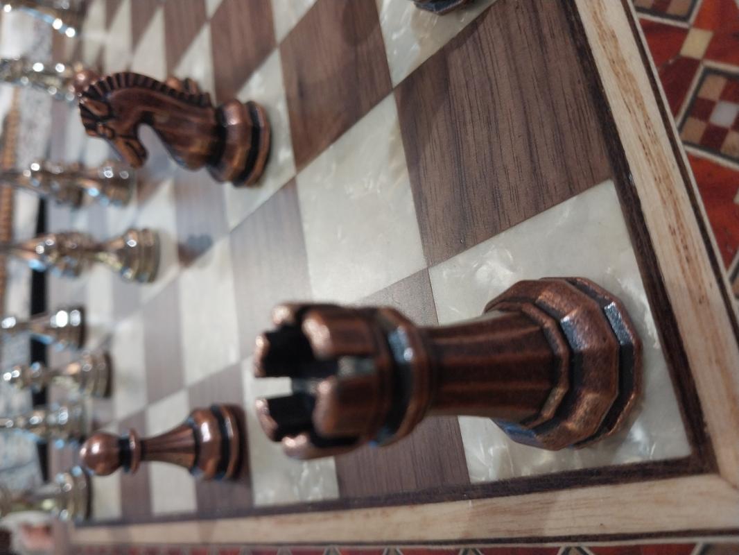 Lux Sadaf Chess Set (40 x 40) cm
